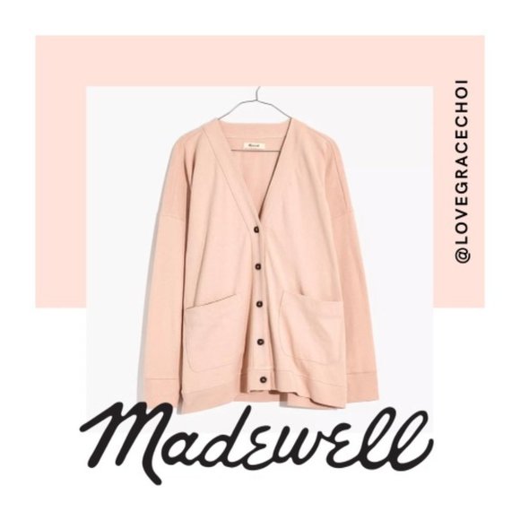 Madewell Sweaters - Madewell | Avalon Pink Cardigan Sweater